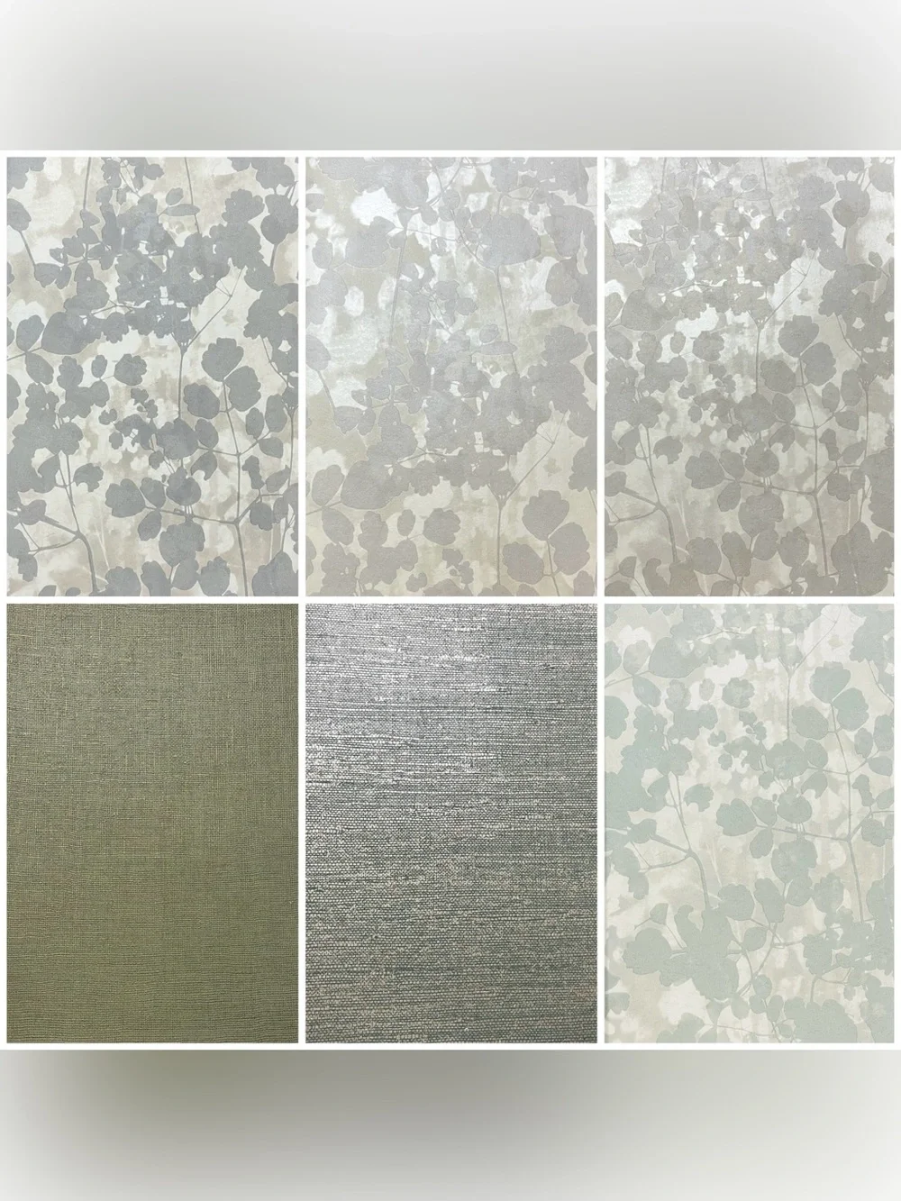 10 Assorted Designer Quality DIY Arts Scrapbooking Sheets Neutral Botanical Pack
